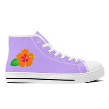 Load image into Gallery viewer, Ti Amo I love you - Exclusive Brand - High-Top Canvas Shoes - White Soles