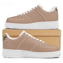 Load image into Gallery viewer, Ti Amo I love you - Exclusive Brand - Pale Taupe - Skeleton Hands with Heart - Low Top Unisex Sneakers