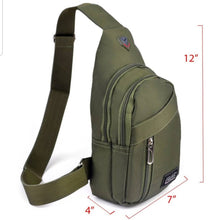 Load image into Gallery viewer, Olive Crossbody Sling Bag - Green Ti Amo I love you