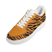 Load image into Gallery viewer, Ti Amo I love you - Exclusive Brand  - Zest & Black Tiger Stripes - Low Top Unisex Sneaker