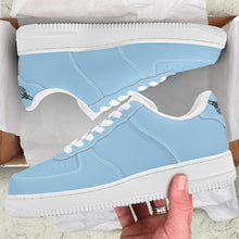 Load image into Gallery viewer, Ti Amo I love you - Exclusive Brand - Jeans Blue - Skeleton Hands with Heart - Low Top Unisex Sneakers