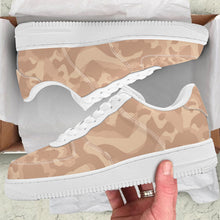 Load image into Gallery viewer, Ti Amo I love you - Exclusive Brand - Pinkish Tan / Rodro Dust / Pale Taupe Camouflage - Low Top Unisex Sneakers