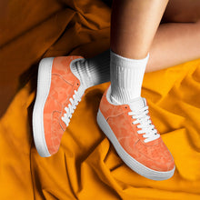 Load image into Gallery viewer, Ti Amo I love you - Exclusive Brand - Orange Camouflage - Low Top Unisex Sneakers