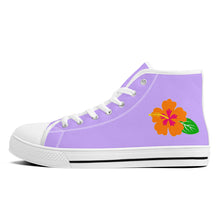 Load image into Gallery viewer, Ti Amo I love you - Exclusive Brand - High-Top Canvas Shoes - White Soles