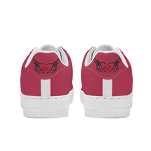Load image into Gallery viewer, Ti Amo I love you - Exclusive Brand - Viva Magenta - Skeleton Hands with Heart - Low Top Unisex Sneakers