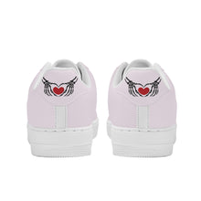 Load image into Gallery viewer, Ti Amo I love you - Exclusive Brand - Lavender Blush - Skeleton Hands with Heart - Low Top Unisex Sneakers