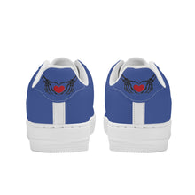 Load image into Gallery viewer, Ti Amo I love you Exclusive Brand - Chambray Blue - Skeleton Hands with Heart - Low Top Unisex Sneakers
