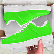 Load image into Gallery viewer, Ti Amo I love you - Exclusive Brand - Florescent Green - Skeleton Hands with Heart - Low Top Unisex Sneakers