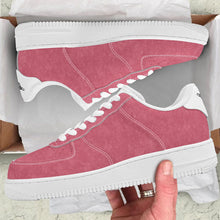 Load image into Gallery viewer, Ti Amo I love you - Exclusive Brand - Cherry Color - Skeleton Hands with Heart - Low Top Unisex Sneakers