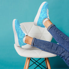 Load image into Gallery viewer, Ti Amo I love you - Exclusive Brand - Aquamarine Blue, Downy, Spray & Malibu Camouflage - Low Top Unisex Sneakers