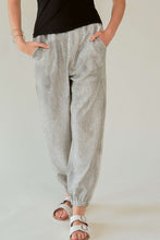 Load image into Gallery viewer, Davi & Dani Rhinestone Elastic Waist Joggers