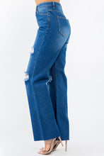 Load image into Gallery viewer, American Bazi High Waist Distressed Wide Leg Jeans