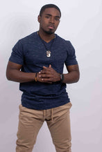 Load image into Gallery viewer, Tri-Blend V-Neck T-Shirt