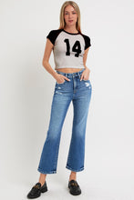 Load image into Gallery viewer, RISEN Full Size Tummy Control High Rise Crop Bootcut Jeans