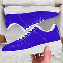 Load image into Gallery viewer, Ti Amo I love you - Exclusive Brand - Violet Blue - Skeleton Hands with Heart - Low Top Unisex Sneakers