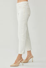 Load image into Gallery viewer, RISEN Full Size High Waist Rolled Hem Straight Jeans
