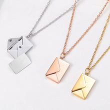 Load image into Gallery viewer, Womens Fashion Jewelry Envelope Lover Letter Pendant Necklace