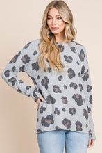 Load image into Gallery viewer, BOMBOM Leopard Drop Shoulder T-Shirt