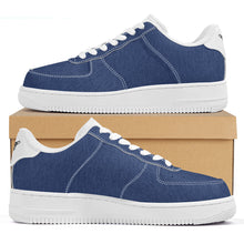 Load image into Gallery viewer, Ti Amo I love you - Exclusive Brand - Muted Dusty Blue - Skeleton Hands with Heart - Low Top Unisex Sneakers