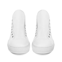 Load image into Gallery viewer, Ti Amo I love you - Exclusive Brand - White - Mama Skeleton - CREEP IT REAL - High-Top Canvas Shoes - White Soles