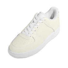 Load image into Gallery viewer, Ti Amo I love you - Exclusive Brand - Buttery White - Skeleton Hands with Heart - Low Top Unisex Sneakers