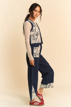 Load image into Gallery viewer, Davi & Dani Lace Applique Wide Leg Jeans