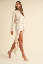 Load image into Gallery viewer, Mable Backless Asymmetric Ruffle Hem Dress