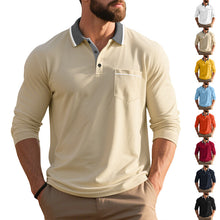 Load image into Gallery viewer, Mens Spring And Autumn Long-sleeved Polo Shirt