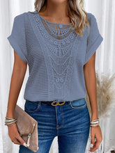 Load image into Gallery viewer, Women's Summer Hollow Out Short-sleeved T-shirt
