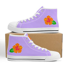 Load image into Gallery viewer, Ti Amo I love you - Exclusive Brand - High-Top Canvas Shoes - White Soles