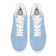 Load image into Gallery viewer, Ti Amo I love you - Exclusive Brand - Light Cornflower Blue  - Skeleton Hands with Heart - Low Top Unisex Sneakers