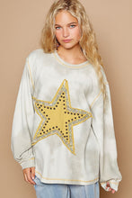 Load image into Gallery viewer, POL Washed Star Patch With Studded Top