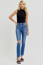 Load image into Gallery viewer, RISEN Full Size High Rise Ankle Skinny Knee Distressed Jeans
