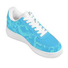 Load image into Gallery viewer, Ti Amo I love you - Exclusive Brand - Aquamarine Blue, Downy, Spray & Malibu Camouflage - Low Top Unisex Sneakers