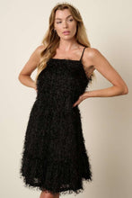 Load image into Gallery viewer, Mittoshop Feather Ruffle Hem Mini Cami Dress