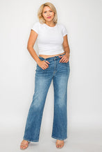 Load image into Gallery viewer, bytos Full Size Cat's Whiskers Mid Rise Bootcut Jeans