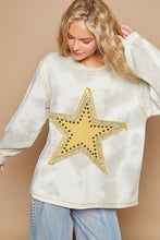 Load image into Gallery viewer, POL Washed Star Patch With Studded Top