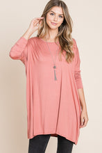 Load image into Gallery viewer, BOMBOM Round Neck Long Sleeve Oversized Top