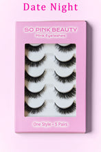 Load image into Gallery viewer, SO PINK BEAUTY Mink Eyelashes 5 Pairs