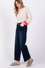 Load image into Gallery viewer, SAGE + FIG High Waist Wide Leg Jeans