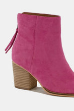 Load image into Gallery viewer, Beast Fashion Suede Point Toe Ankle Booties
