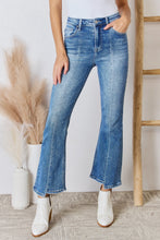 Load image into Gallery viewer, RISEN Plus Size High Rise Ankle Flare Jeans