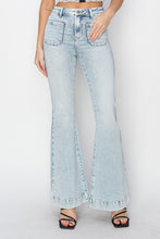 Load image into Gallery viewer, Risen Full Size High Rise Front Patch Pocket Flare Jeans