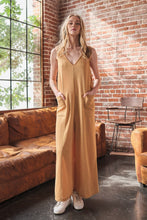 Load image into Gallery viewer, Ces Femme V-Neck Sleeveless Wide Leg Jumpsuit