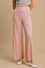 Load image into Gallery viewer, Umgee Elastic Waist Wide Leg Knit Pants