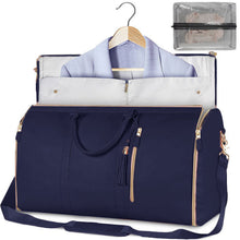 Load image into Gallery viewer, Womens Large Capacity Travel Duffle Bag Folding Suit Bag Waterproof Clothes Handbag Totes