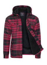 Load image into Gallery viewer, Men's Flannel Sherpa Lining Jacket