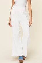 Load image into Gallery viewer, Double Take Full Size Texture Smocked Waist Wide Leg Pants