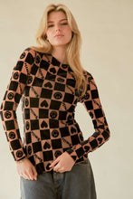 Load image into Gallery viewer, Davi & Dani Heart Print Long Sleeve Top