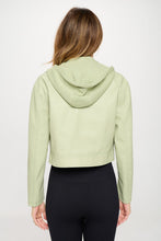 Load image into Gallery viewer, Coalition LA Snap Down Cropped Hooded Jacket